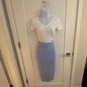 Lavender long maxi skirt